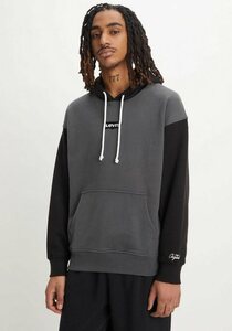 Levi's® Hoodie RELAXED GRAPHIC, Grau|schwarz