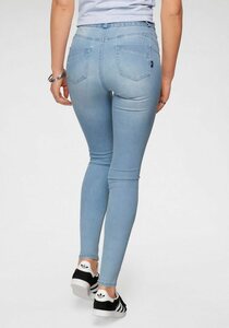 Arizona Skinny-fit-Jeans Ultra Stretch High Waist mit Shapingnähten, Blau