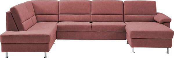 Bild 1 von CALIZZA INTERIORS Wohnlandschaft Onyx, 3 Teile, wahlweise mit Bettfunktion und Bettkasten, Rot