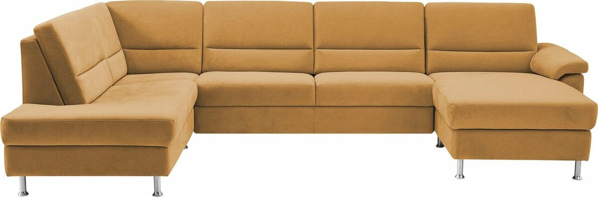 Bild 1 von CALIZZA INTERIORS Wohnlandschaft Onyx, 3 Teile, wahlweise mit Bettfunktion und Bettkasten, Gelb