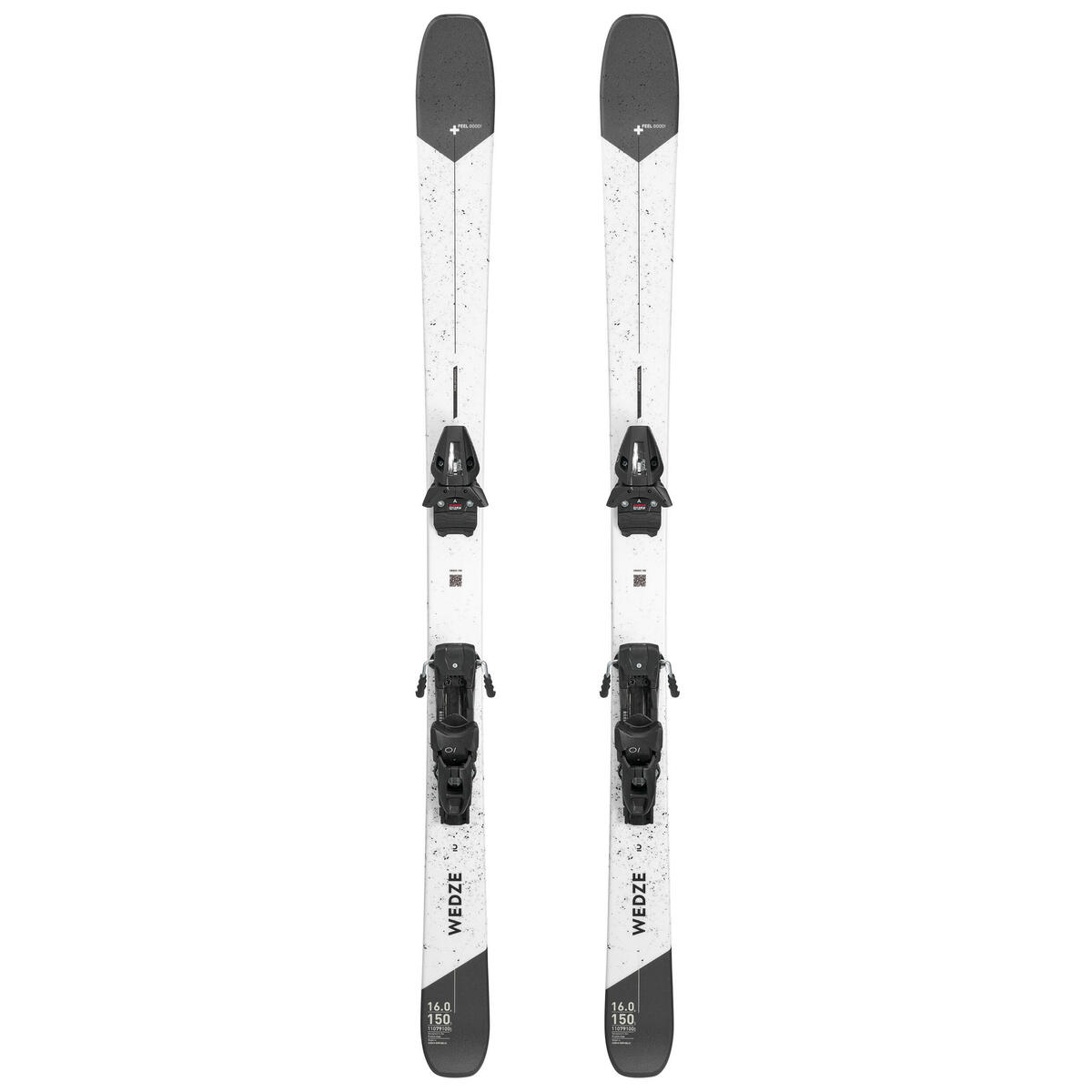 Bild 1 von Ski Herren mit Bindung Piste - Cross 150+ schwarz/weiss Schwarz|weiß