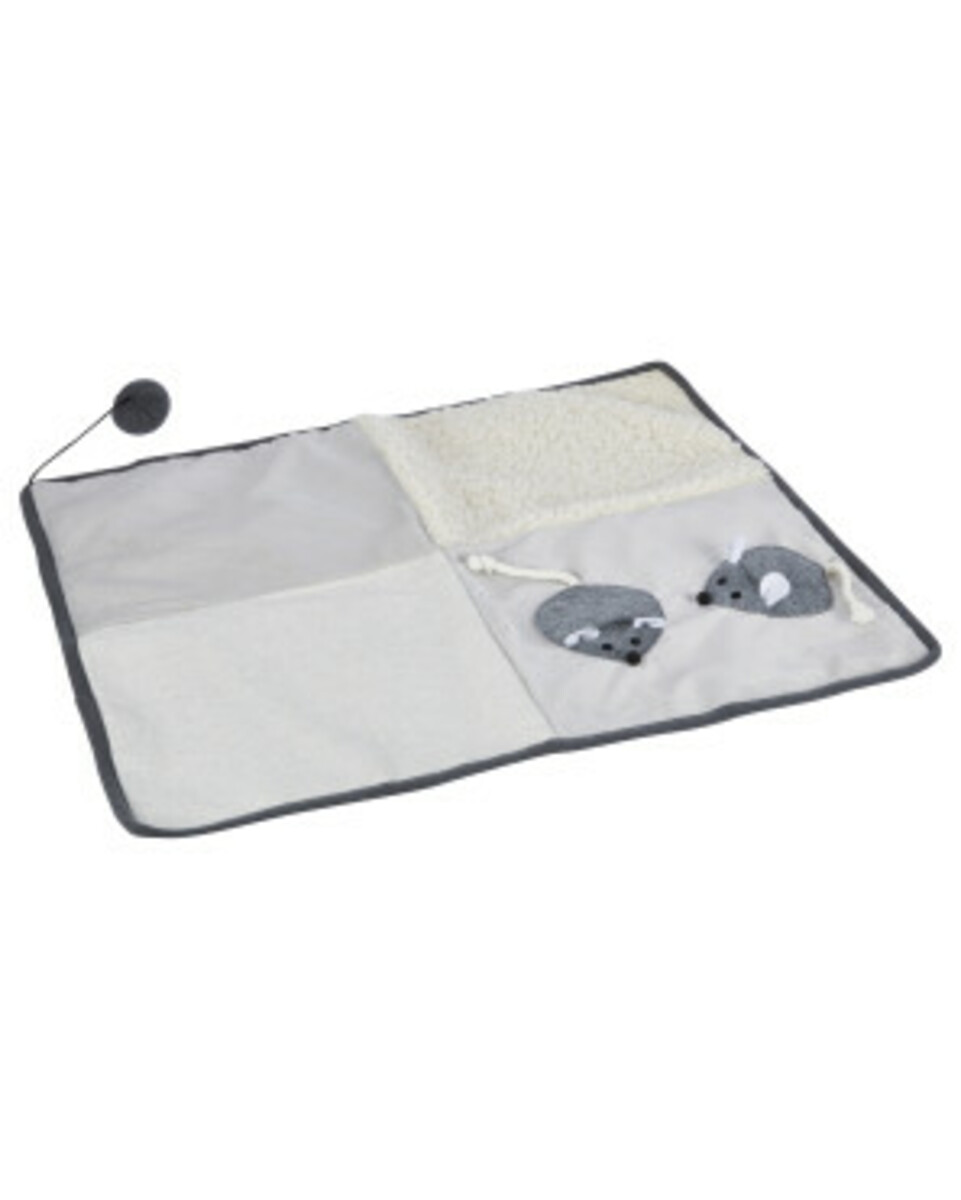 Bild 1 von Spielmatte für Katzen
       
      Keine Marke ca. 50 x 60 cm
   
      hellgrau