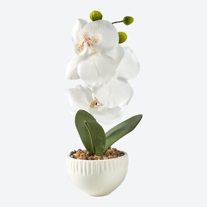 Künstliche Orchidee, ca. 9x9x22cm