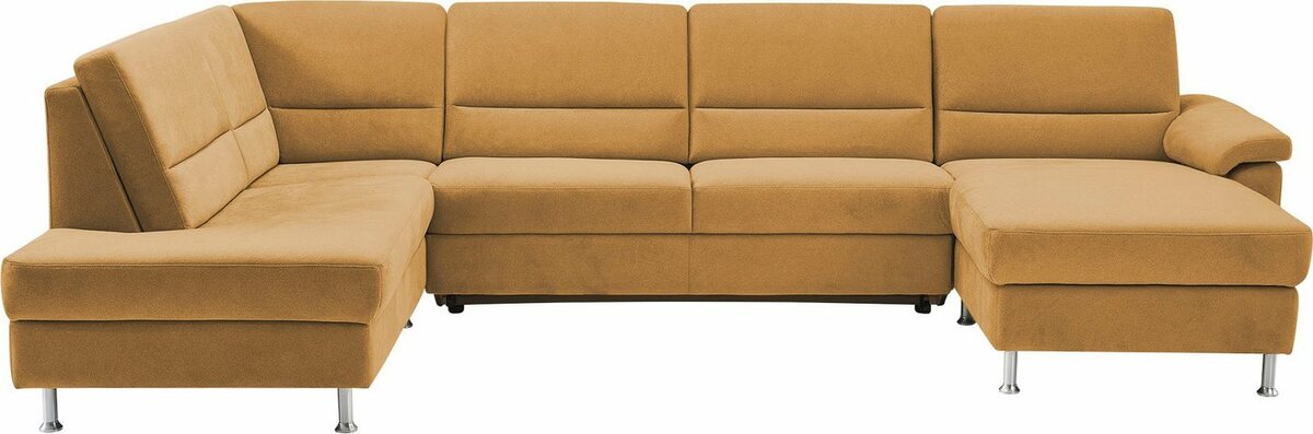 Bild 1 von CALIZZA INTERIORS Wohnlandschaft Onyx, 3 Teile, wahlweise mit Bettfunktion und Bettkasten, Gelb