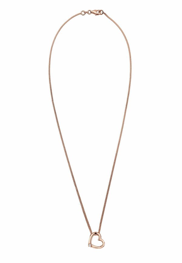 Bild 3 von Elli DIAMONDS Collierkettchen Herz Liebe Diamant (0.015 ct) 925 Silber