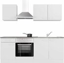 Bild 1 von Flex-Well Küche Lucca, mit E-Geräten, Breite 210 cm, in vielen Farbvarianten erhältlich, Weiß