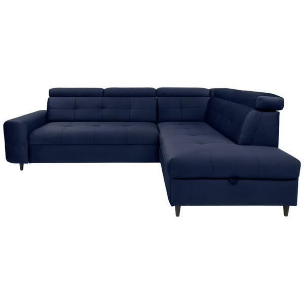 Bild 1 von Mid.you Eckschlafsofa, Dunkelblau, Textil, 3-Sitzer, 263x205 cm, Wohnzimmer, Sofas & Couches, Wohnlandschaften