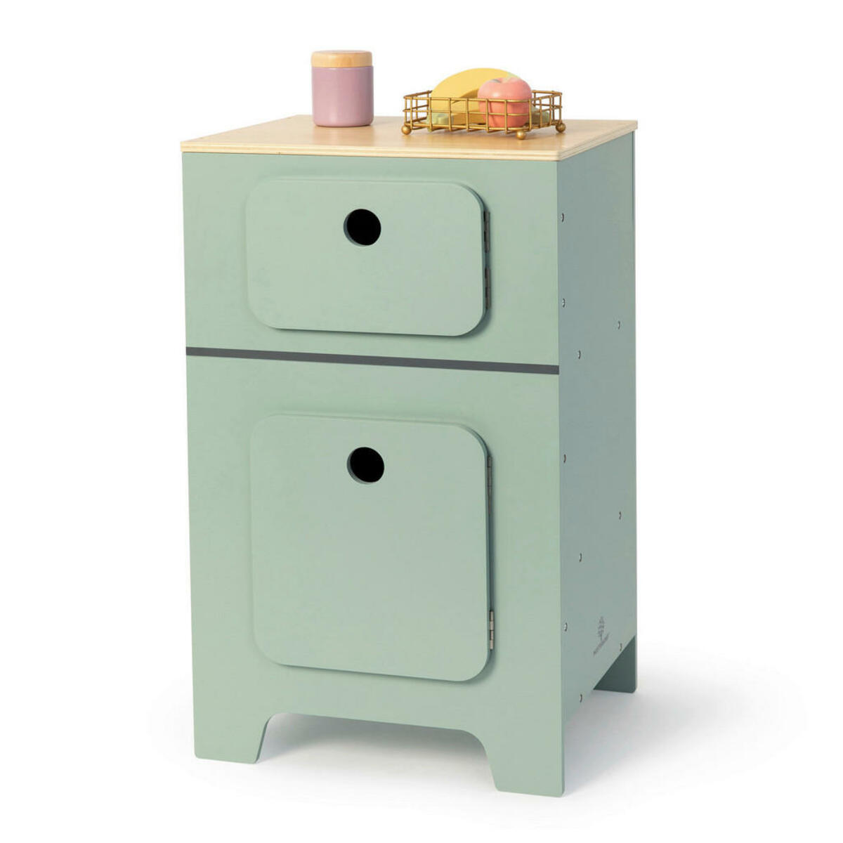 Bild 1 von Schardt Kinderküche, Natur, Salbeigrün, Holz, 31.5x60 cm, EN 71, CE, FSC 100%, Spielzeug, Kinderspielzeug, Kinderküchen