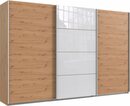 Bild 1 von Wimex Schwebetürenschrank Norderstedt INKLUSIVE 2 Stoffboxen und 2 zusätzliche Einlegeböden, Beige|weiß