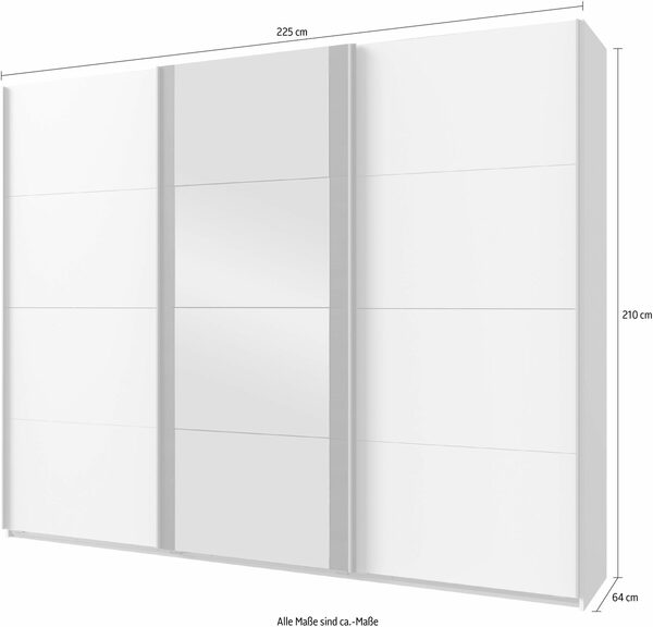 Bild 4 von Wimex Schwebetürenschrank Bern mit zusätzlicher Innenausstattung