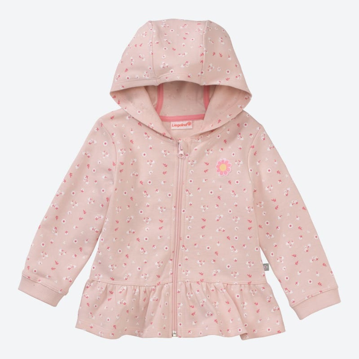 Bild 1 von Baby-Mädchen-Sweatjacke mit Kapuze