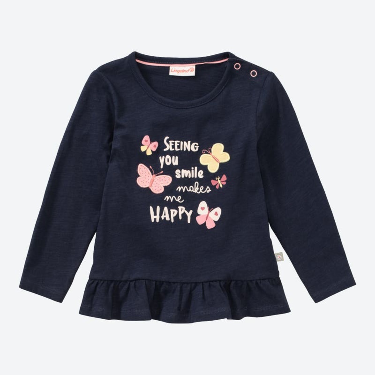 Bild 1 von Baby-Mädchen-Shirt mit Rüsche
