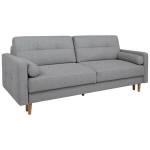 Mid.you Schlafsofa, Graublau, Textil, 3-Sitzer, Füllung: Polyetherschaumkern, 222x93x99 cm, Armteil links, rechts, Kinder & Jugendmöbel, Jugendmöbel, Jugendsofas