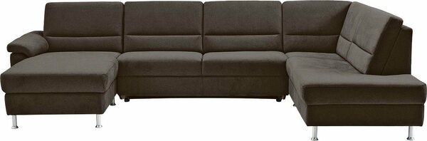 Bild 1 von CALIZZA INTERIORS Wohnlandschaft Onyx, 3 Teile, wahlweise mit Bettfunktion und Bettkasten, Braun