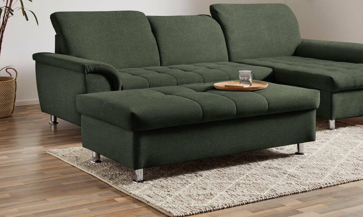 Bild 1 von DOMO collection Stauraumhocker Franzi, mit großem Stauraumfach, Grün