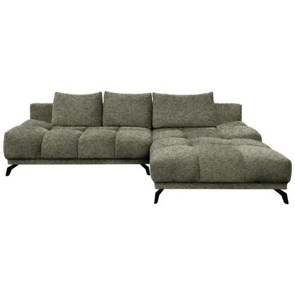 Bild 1 von Hom`in Ecksofa, Olivgrün, Textil, 5-Sitzer, Füllung: Schaumstoff, Ottomane rechts, L-Form, 290x182 cm, Stoffauswahl, seitenverkehrt erhältlich, Schlafen auf Sitzhöhe, Wohnzimmer, Sofas & Couches,