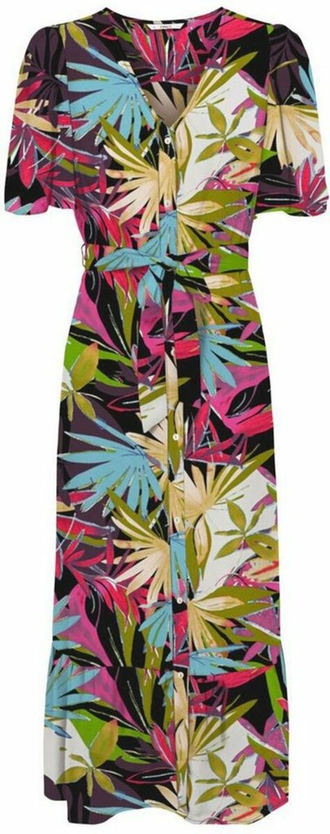 Bild 1 von ONLY Blusenkleid mit Volant am Saum, Rot