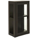 Bild 1 von Xora Hängevitrine, Schwarz, Metall, 1 Fächer, 32x57x18 cm, Typenauswahl, hängend, Wohnzimmer, Wohnwände, Vitrinenschränke