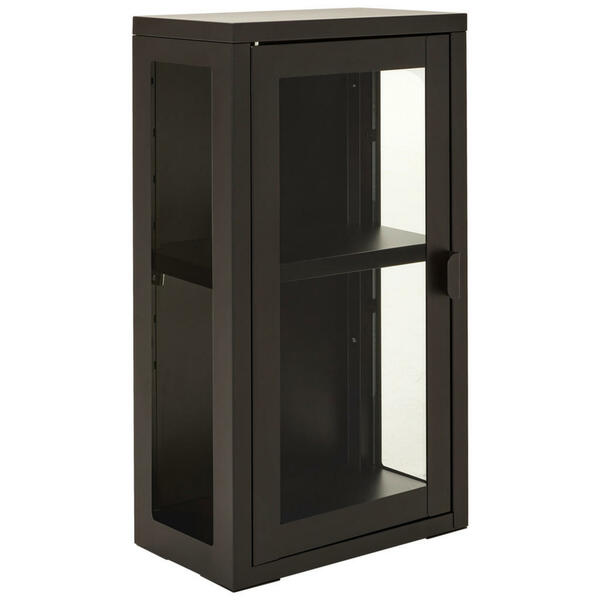 Bild 1 von Xora Hängevitrine, Schwarz, Metall, 1 Fächer, 32x57x18 cm, Typenauswahl, hängend, Wohnzimmer, Wohnwände, Vitrinenschränke