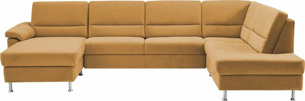 Bild 1 von CALIZZA INTERIORS Wohnlandschaft Onyx, 3 Teile, wahlweise mit Bettfunktion und Bettkasten, Gelb