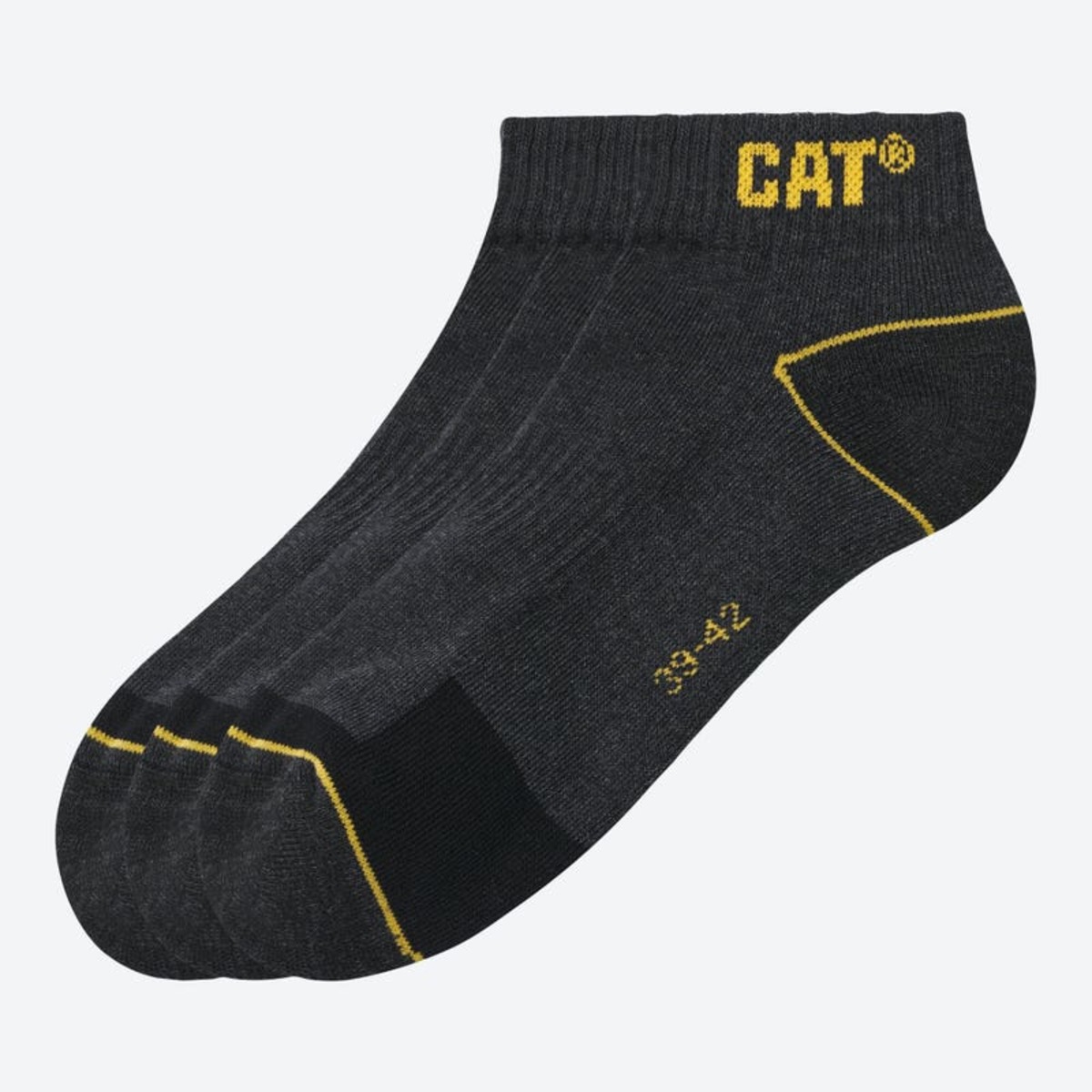 Bild 1 von CAT® Herren-Arbeits-Sneaker-Socken, 3er-Pack