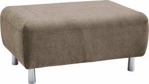 CALIZZA INTERIORS Polsterhocker Nell, Grau