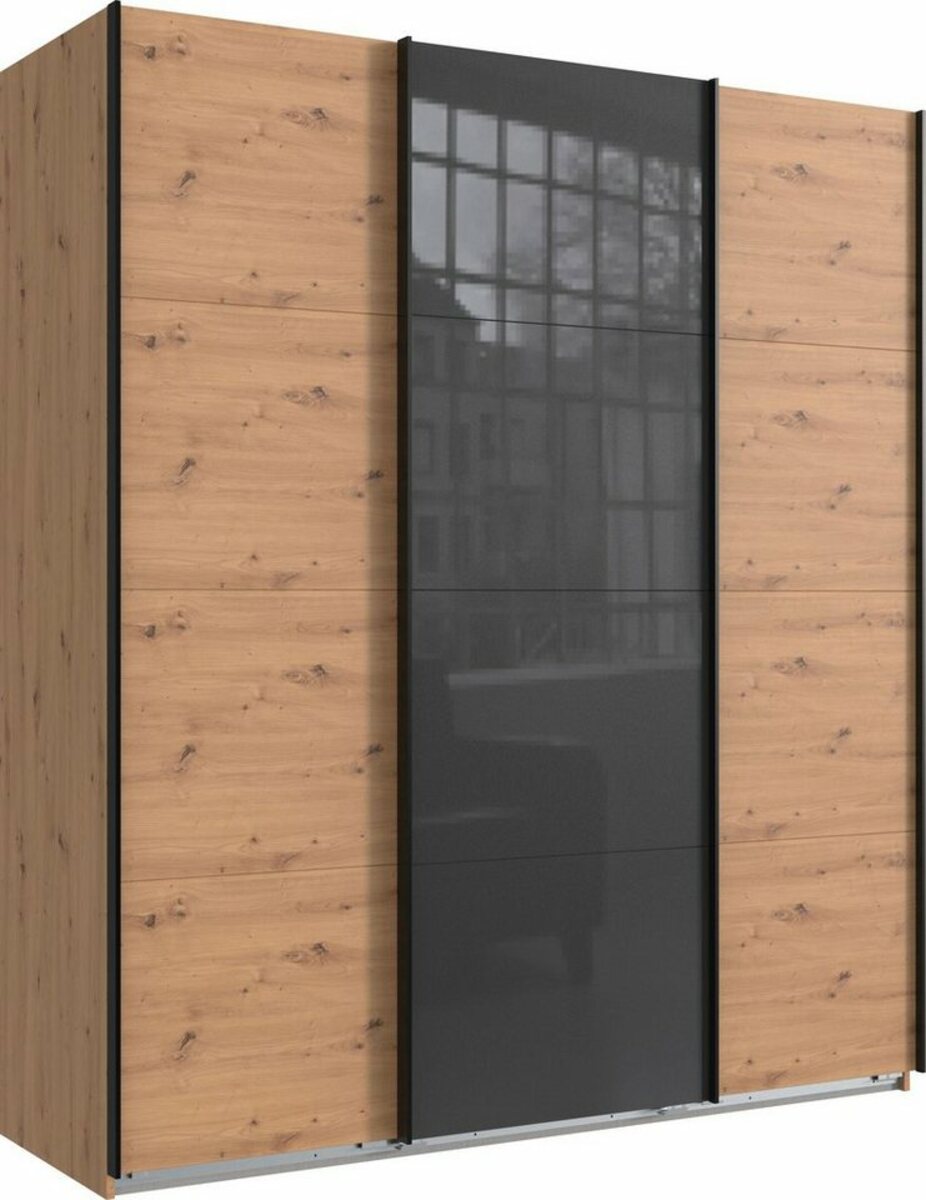 Bild 1 von Wimex Schwebetürenschrank Norderstedt INKLUSIVE 2 Stoffboxen und 2 zusätzliche Einlegeböden, Beige