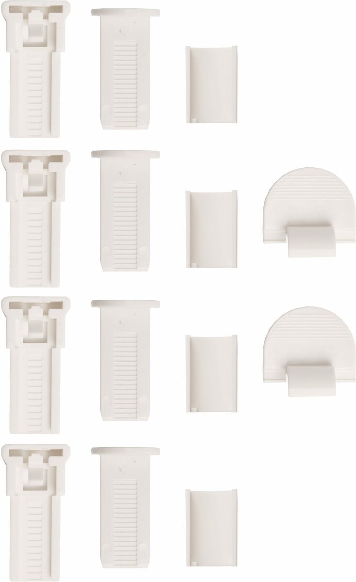 Bild 4 von Plissee DAHRA, my home, Lichtschutz, ohne Bohren, verspannt, Klemmfix, Fixmaß, Crushed-Optik, Klemmfix, Klemmträger, Bestseller, Klemmträger