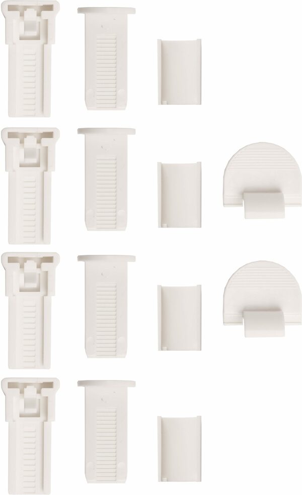 Bild 4 von Plissee DAHRA, my home, Lichtschutz, ohne Bohren, verspannt, Klemmfix, Fixmaß, Crushed-Optik, Klemmfix, Klemmträger, Bestseller, Klemmträger