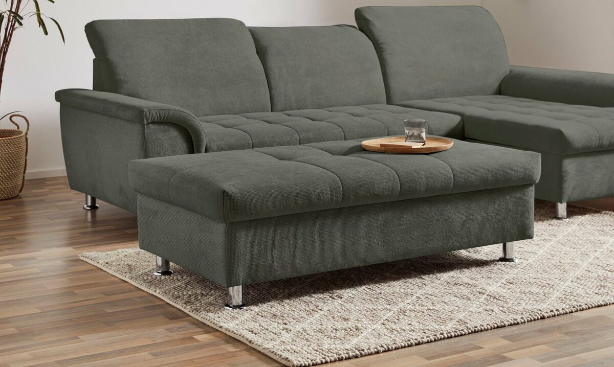 Bild 1 von DOMO collection Stauraumhocker Franzi, mit großem Stauraumfach, Grün