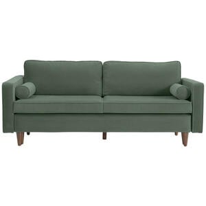 Livetastic Schlafsofa, Grün, Textil, Buche, massiv, 3-Sitzer, Füllung: Komfortschaum,Faserbällchen, Komfortschaum, 208x78x96 cm, Liegefunktion, Rücken echt, Kinder & Jugendmöbel, Jugendmöbel, J