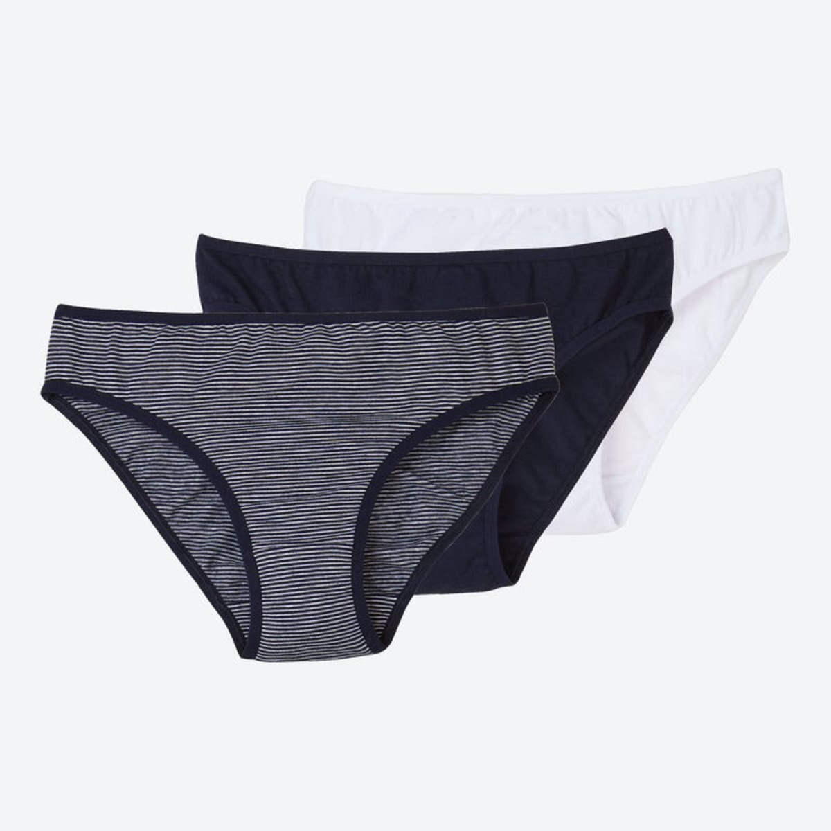 Bild 1 von Mädchen-Slip mit hohem Baumwoll-Anteil, 3er-Pack