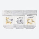 Bild 1 von Unisex-Baby-Socken mit Tiermotiv, 3er-Pack