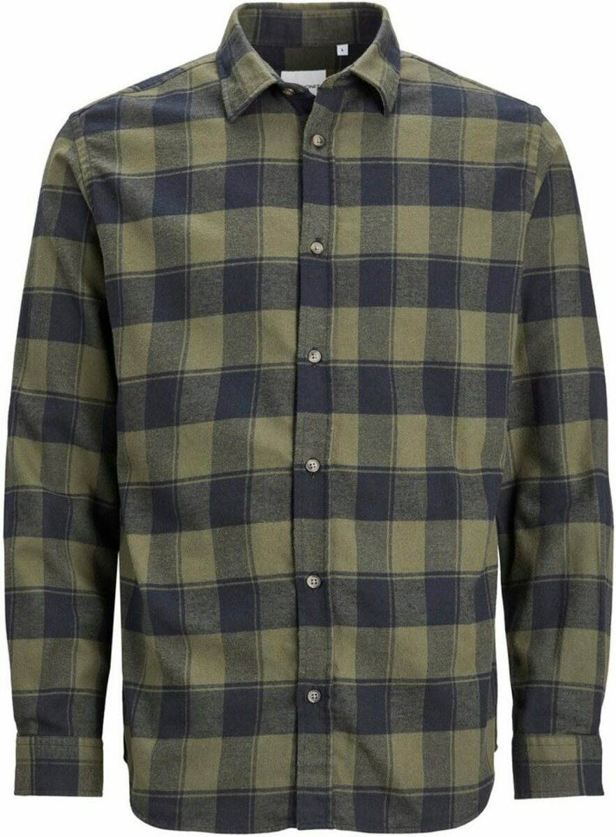 Bild 1 von Jack & Jones Langarmhemd JJPLAIN FALL BUFFALO SHIRT LS, Grün