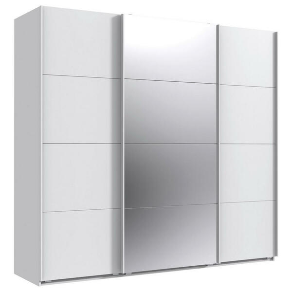 Bild 1 von Mid.you Schwebetürenschrank, Weiß, Metall, 2 Fächer, 225x208x64 cm, BQ - Bündnis für Qualität, Made in Germany, DIN EN ISO 9001, Schlafzimmer, Kleiderschränke, 3- türige Kleiderschränke