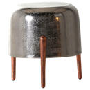 Bild 1 von Beistelltisch, Silber, Metall, rund, Rundrohr, 34x36 cm, Wohnzimmer, Wohnzimmertische, Beistelltische, Beistelltische Metall