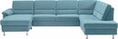 Bild 1 von CALIZZA INTERIORS Wohnlandschaft Onyx, 3 Teile, wahlweise mit Bettfunktion und Bettkasten, Blau