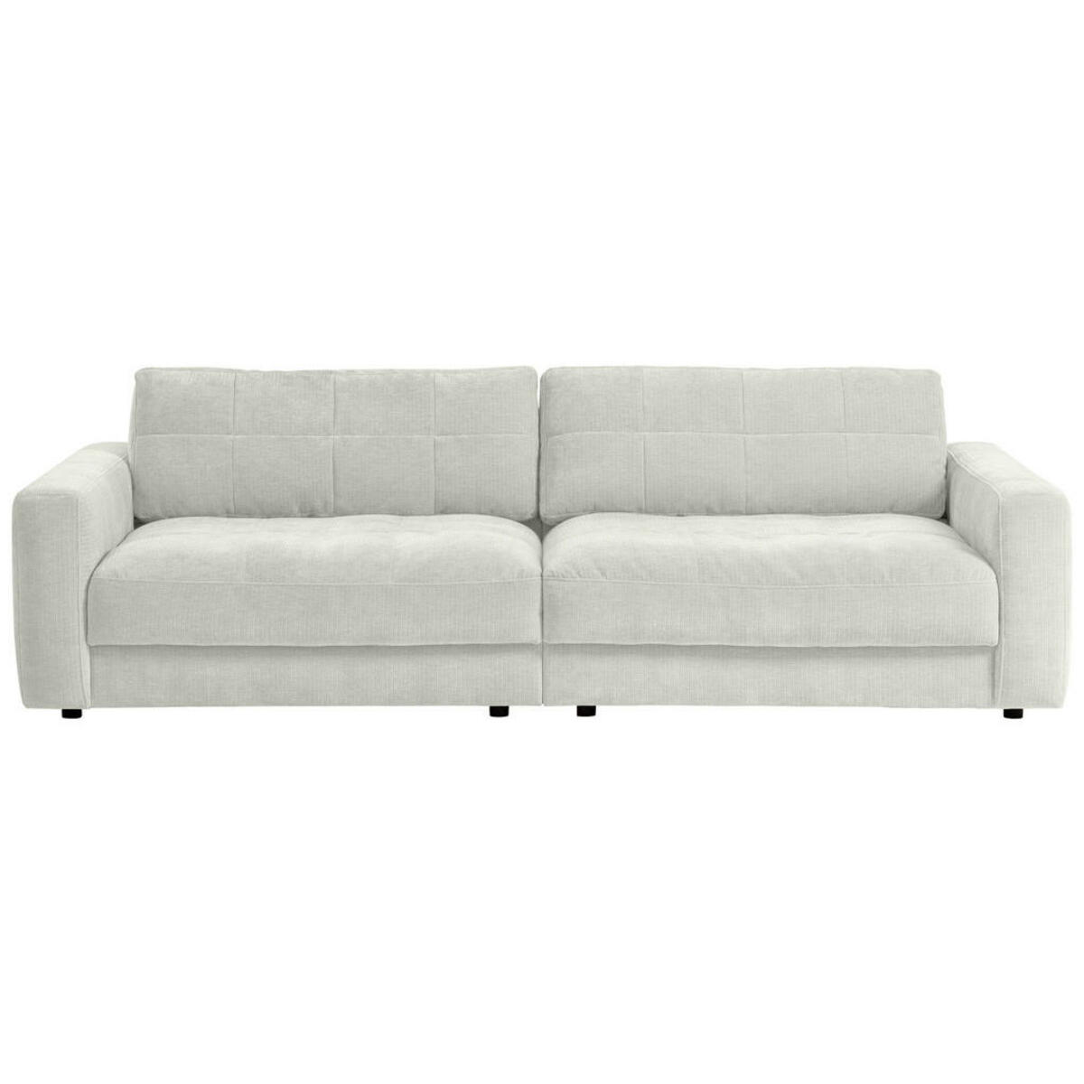 Bild 1 von Mid.you Megasofa, Weiß, Textil, 4-Sitzer, Füllung: Polyetherschaumkern, Silikon,Schaumstoff, Silikon, 264x83x126 cm, Stoffauswahl, Rücken echt, Wohnzimmer, Sofas & Couches, Sofas, Bigsofas