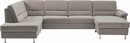 Bild 1 von CALIZZA INTERIORS Wohnlandschaft Onyx, 3 Teile, wahlweise mit Bettfunktion und Bettkasten, Grau