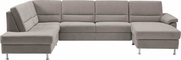 Bild 1 von CALIZZA INTERIORS Wohnlandschaft Onyx, 3 Teile, wahlweise mit Bettfunktion und Bettkasten, Grau