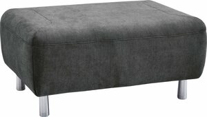 CALIZZA INTERIORS Polsterhocker Nell, Grau