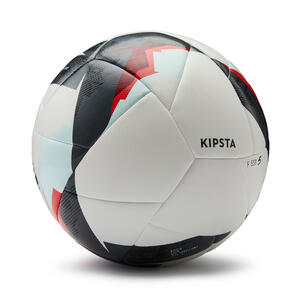 Fussball F550 Hybrid FIFA Basic Grösse 5 weiss/rot Weiß
