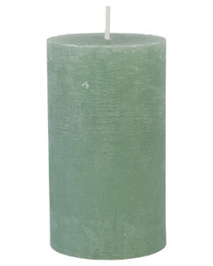 Einfarbige Rustikkerze
       
    350 g  ca. 6,8 x 12 cm
   
      mintgrün
