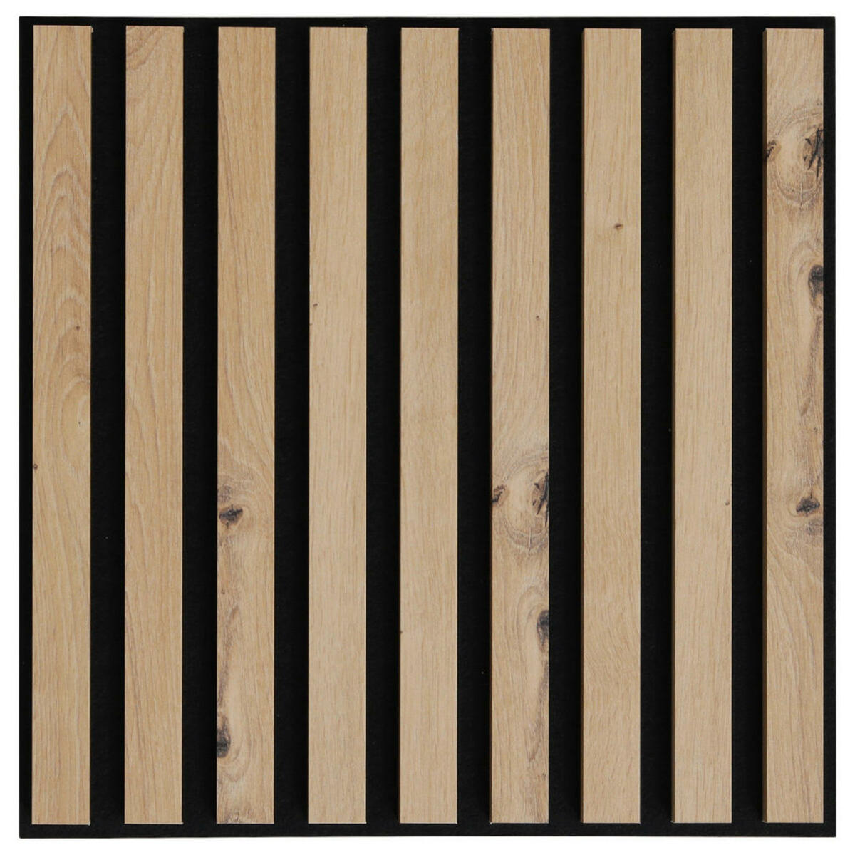 Bild 1 von Xora Akustikpaneel, Schwarz, Eiche Artisan, Textil, 40x40x1.8 cm, Bilder, Dekopaneele