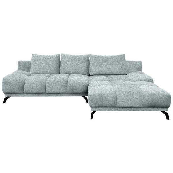 Bild 1 von Hom`in Ecksofa, Türkis, Textil, 5-Sitzer, Füllung: Schaumstoff, Ottomane rechts, L-Form, 290x182 cm, Stoffauswahl, seitenverkehrt erhältlich, Schlafen auf Sitzhöhe, Wohnzimmer, Sofas & Couches, W