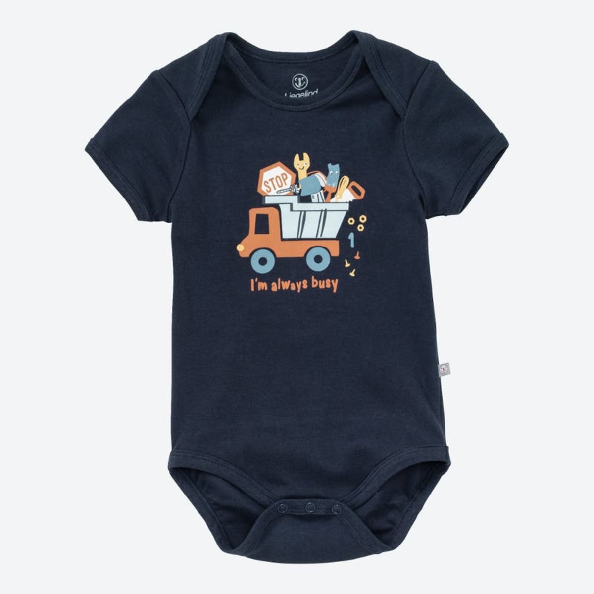 Bild 1 von Baby-Jungen-Body mit LKW-Frontaufdruck