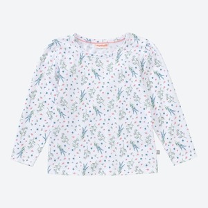 Baby-Mädchen-Shirt mit Blumenmuster
