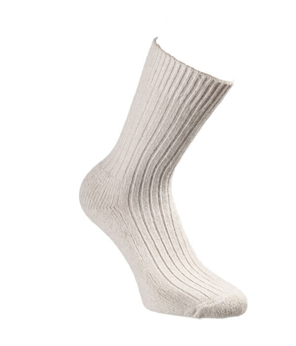 Bild 2 von WoolWarmers Hausschuh-Set, cremeweiß/grau