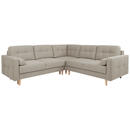 Bild 1 von Mid.you Eckschlafsofa, Beige, Textil, 4-Sitzer, Füllung: Polyetherschaumkern, 242x242 cm, Armteil links, rechts, Wohnzimmer, Sofas & Couches, Wohnlandschaften