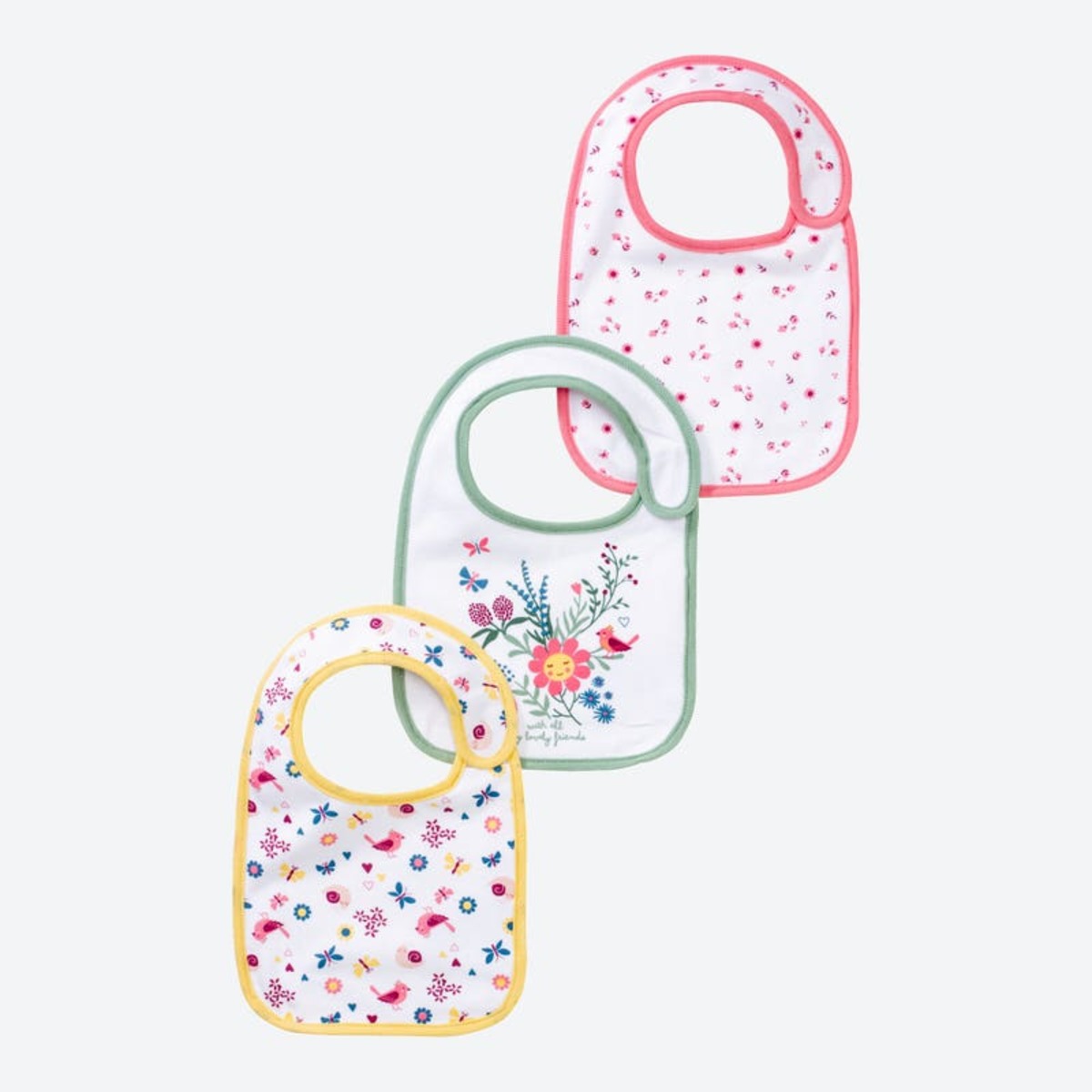 Bild 1 von Baby-Mädchen-Lätzchen, 3er-Pack